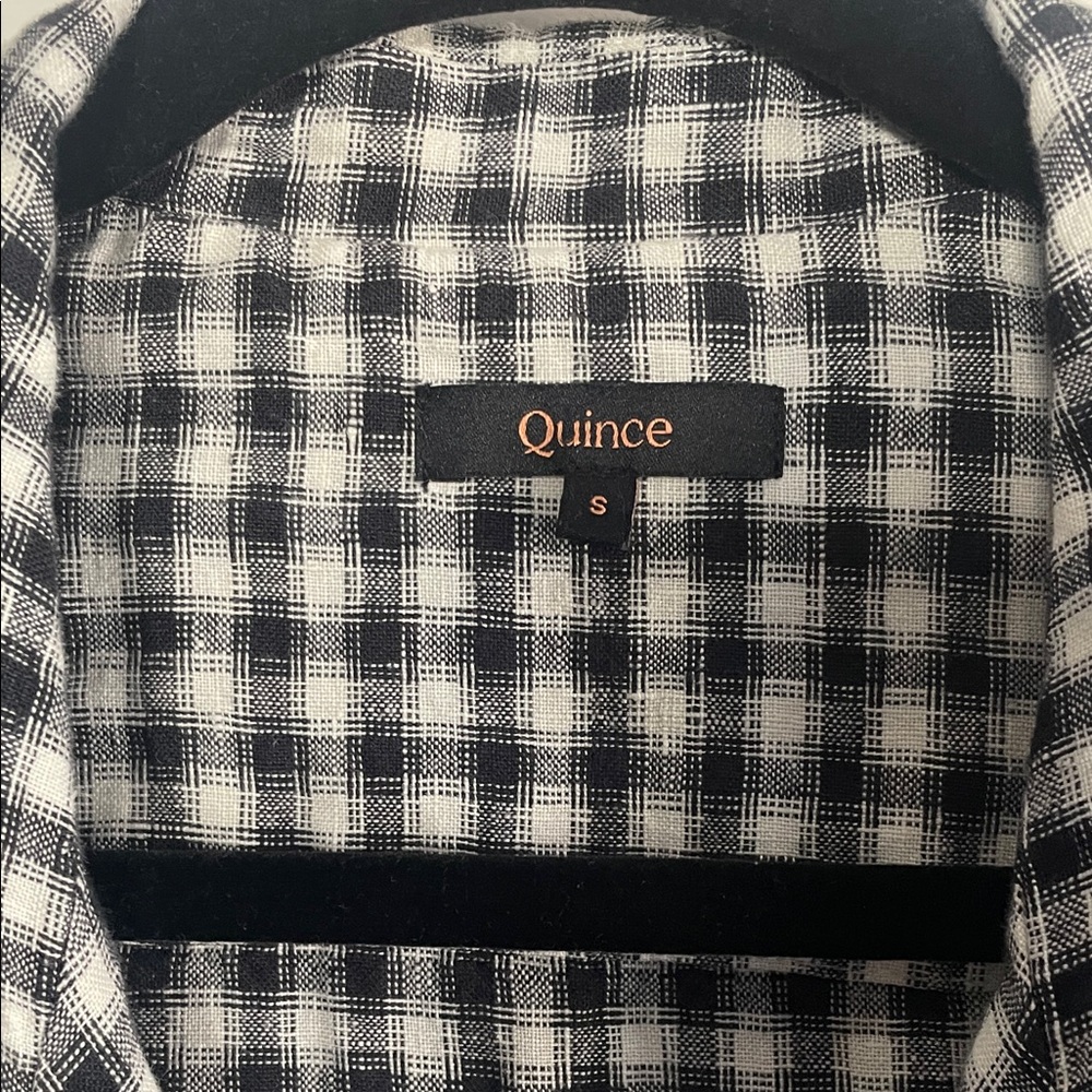 Quince 100% European Linen Button Front Dress - Picture 7 of 8